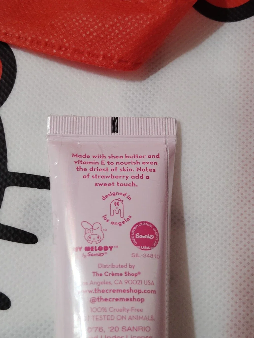 Hello Kitty Red & White Tote Gift Set with Stickers